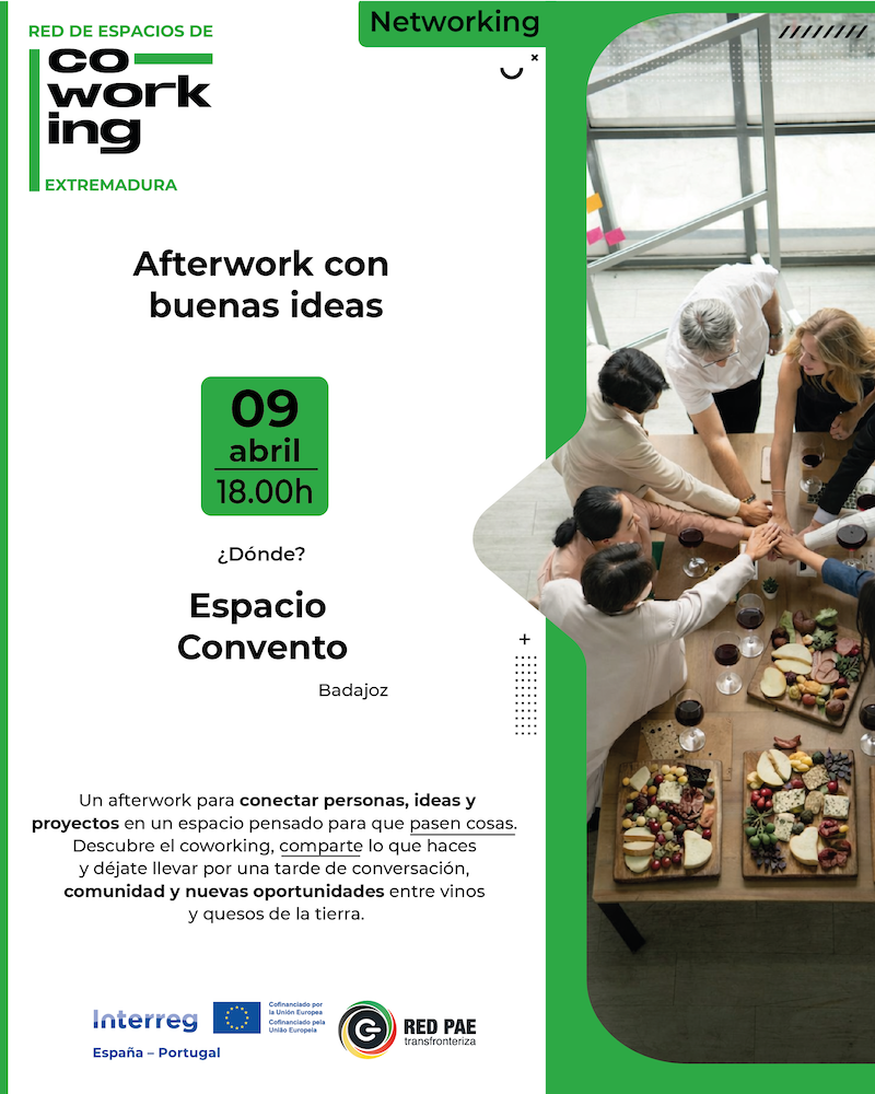 evento coworking badajoz